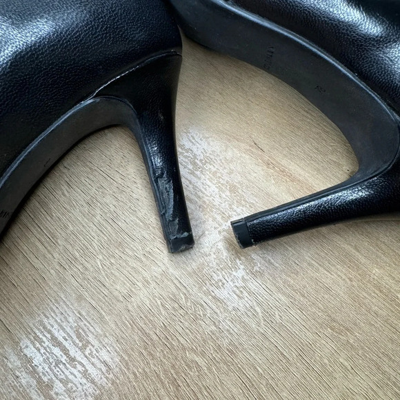 Cole Haan Black Women's Leather Heeled Shoes - Picture 8 of 9